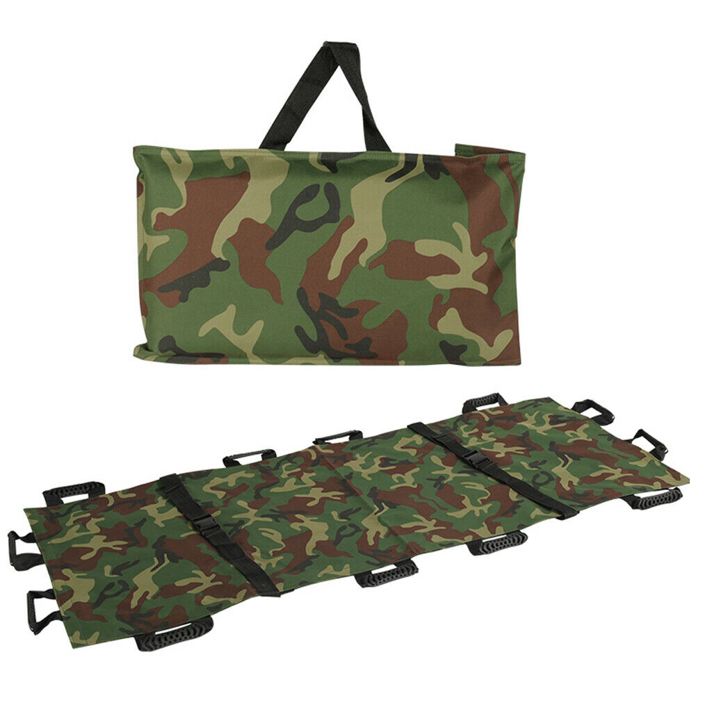 Sturdy Emergency Mover Back Stretcher Washable Rescue Stretcher Camouflage