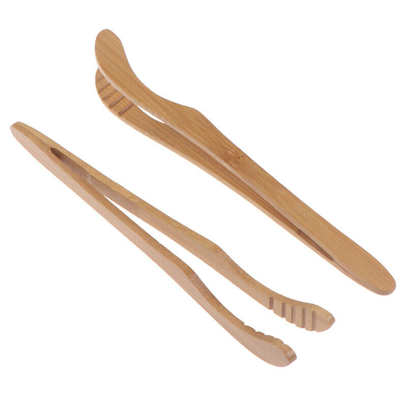 2pcs Practical Textured Bamboo Kongfu Tea Utensil Tweezers Plant Bonsai T.l8