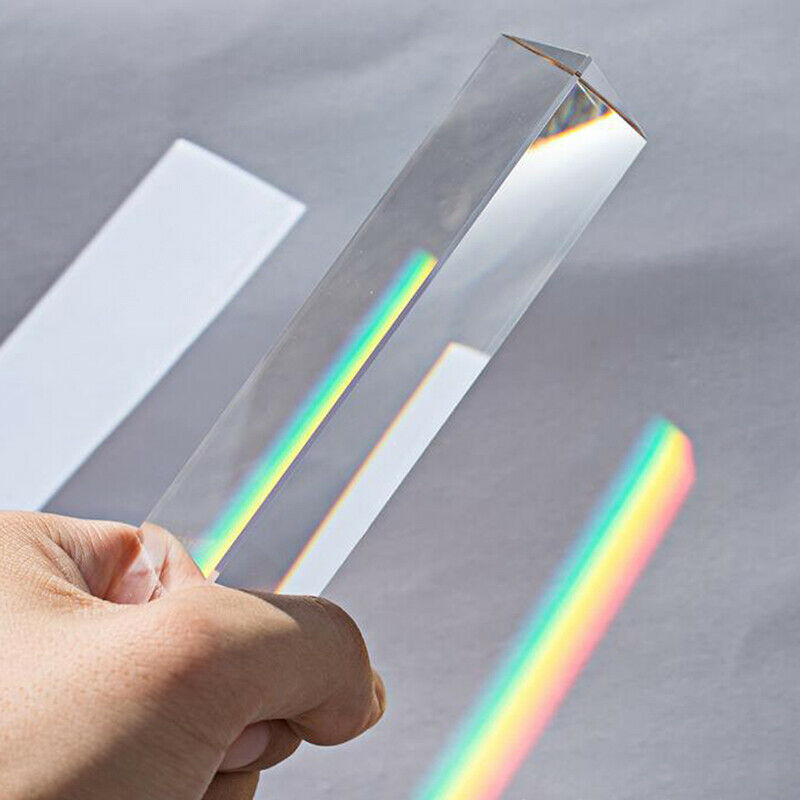 30*30*60mm Triangular Prism BK7 Optical Prisms Glass Physics Teaching Ref.l8