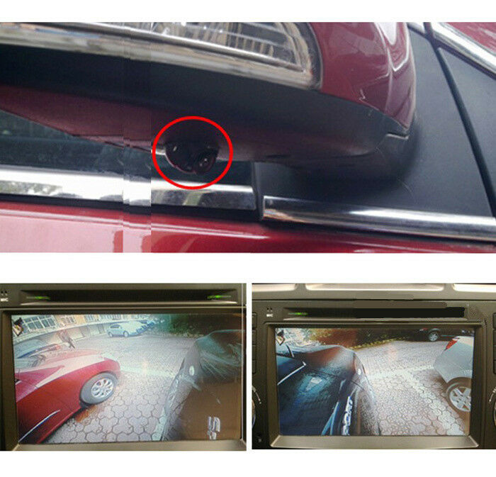 Front Rear ParkingView Parking Camera Video Converter Channel Switch Mirror Box