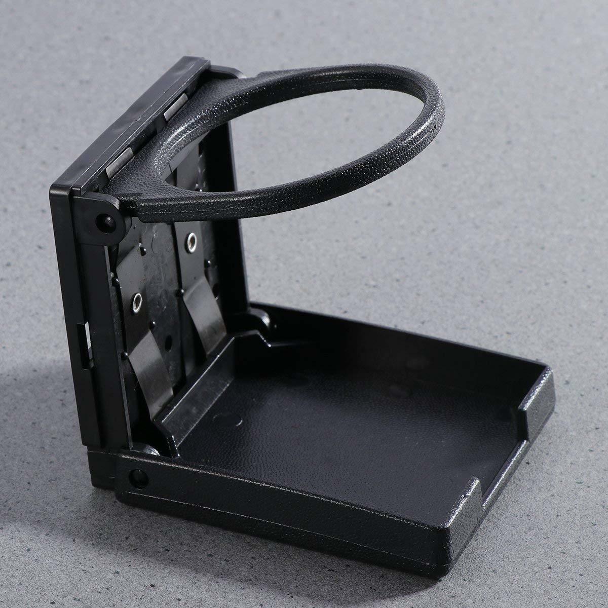 1 Pair Vertical Style Screw in Home Wall Folding Flat 75mm Cup Holder Save Space