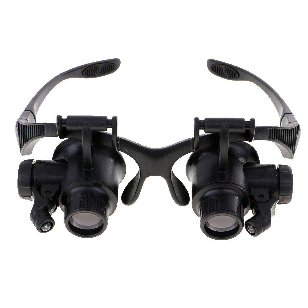 10/15/20/25X LED Magnifier Magnifying Eye Glass Loupe Jeweler Watch Repair