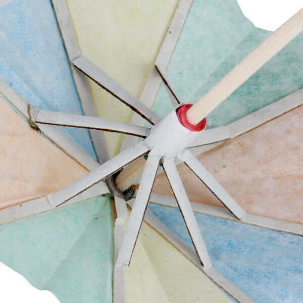 288 PCS Colorful Paper Umbrellas Paper Sticks, Cocktail Parasol Picks, Cupcake
