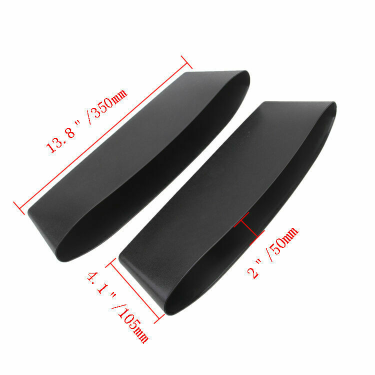 Pair Car Auto Seat Slit Pocket Catcher Organizer Caddy Storage Box Universal Fit