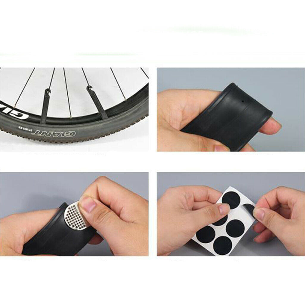 Bike Repair Set Portable Patches with Carry Bag for Emergency Road Bike