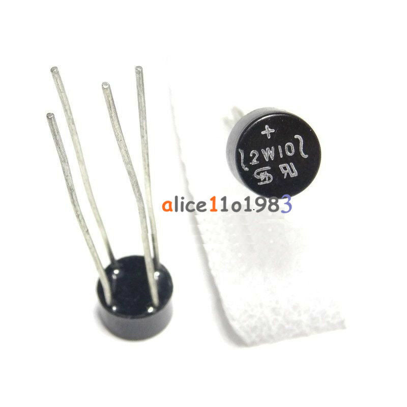 5PCS 2W10 2A Bridge Diode Rectifier NEW