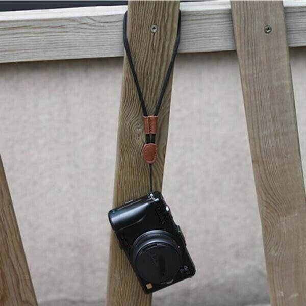 2x  Leather Cotton Cloth Hand Wrist Strap Lanyard For Camera Cell Phone MP3 MP4