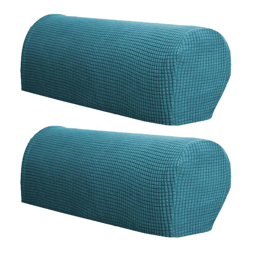 Set of 4 Armrest Cover Stretch Fabric Anti-Slip Recliner Furniture Protector