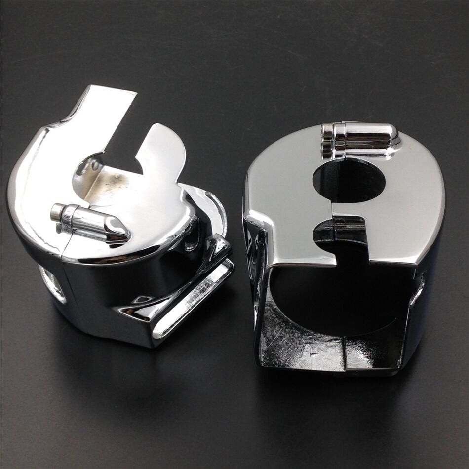 Chrome Switch Housing Cover for Kawasaki Vulcan 900 2000 Yamaha Road star warrio