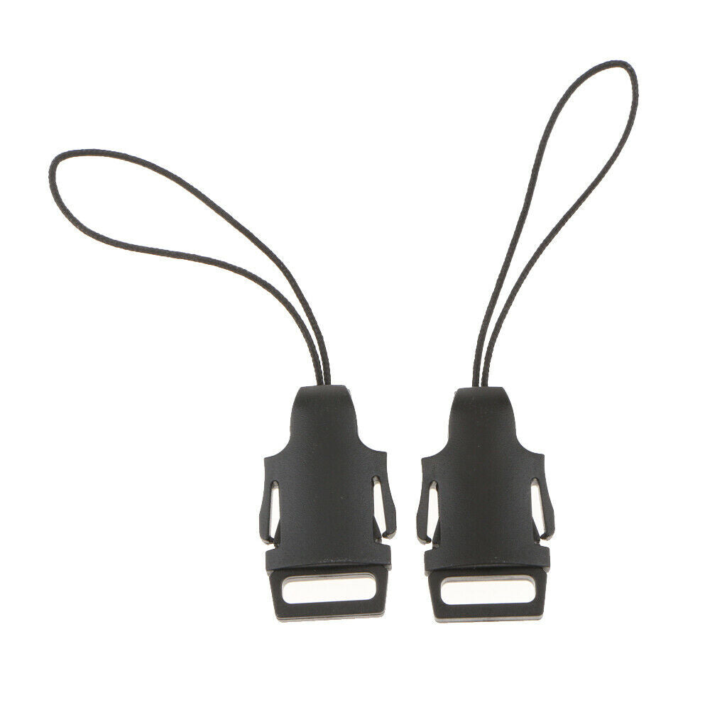 2PCS Quick Release Buckle Kit ABS for Camera Eyelet Sling Belt Mini QD Loops