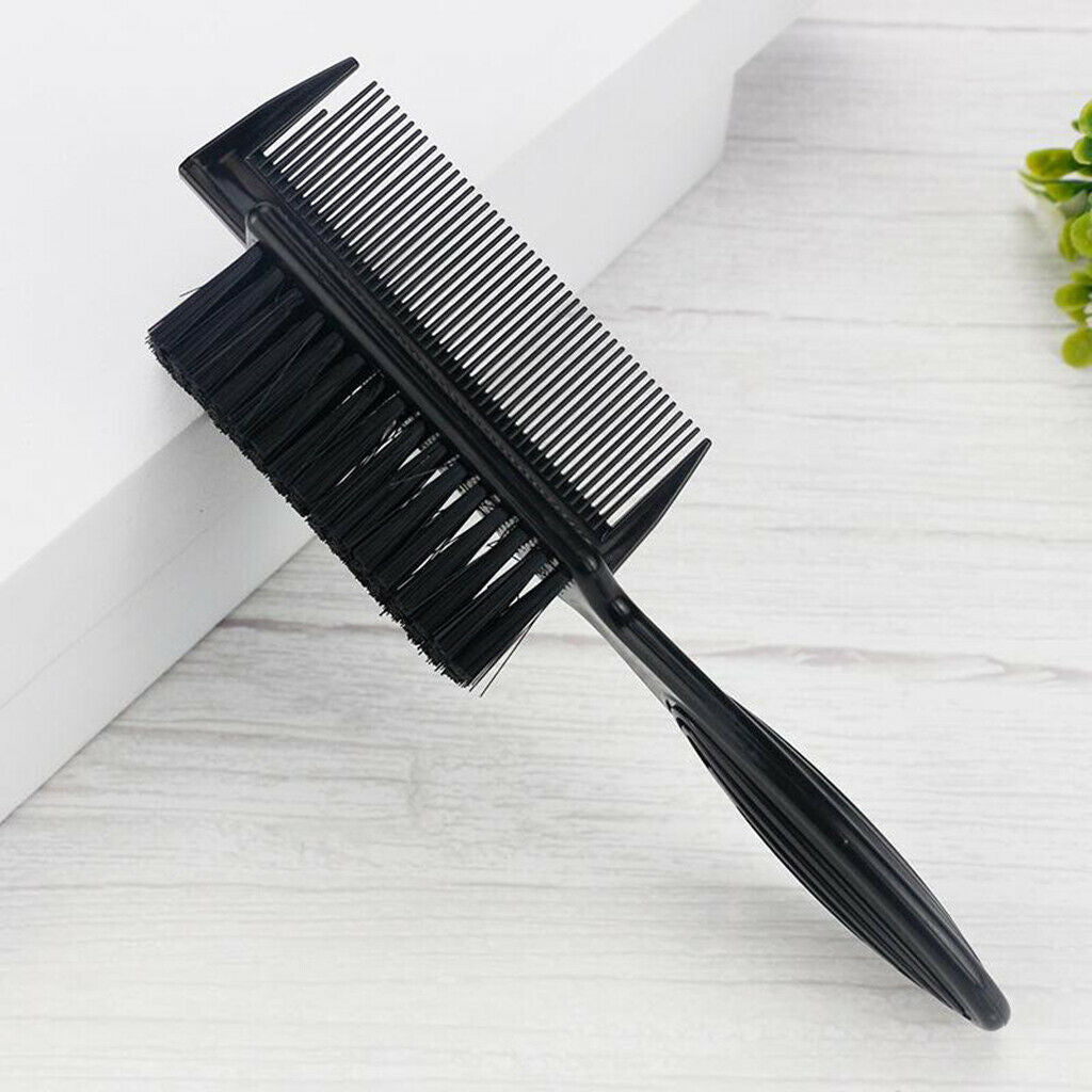 Multifunction 2-in-1 Face Duster Brushes Barber Hair Comb Styling Tools