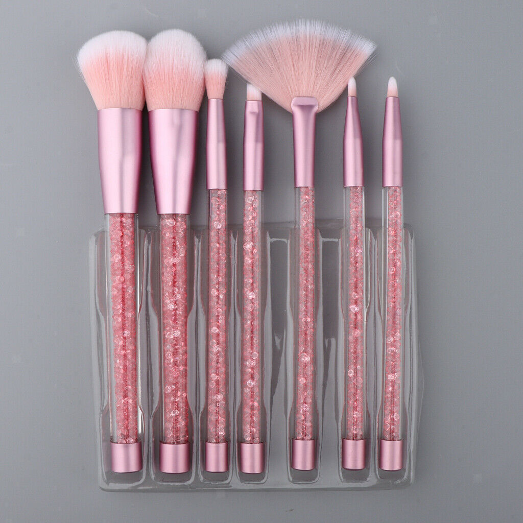 7x Makeup Brushes Blending Highlighter Contour Powder Brush Sunshine Orange