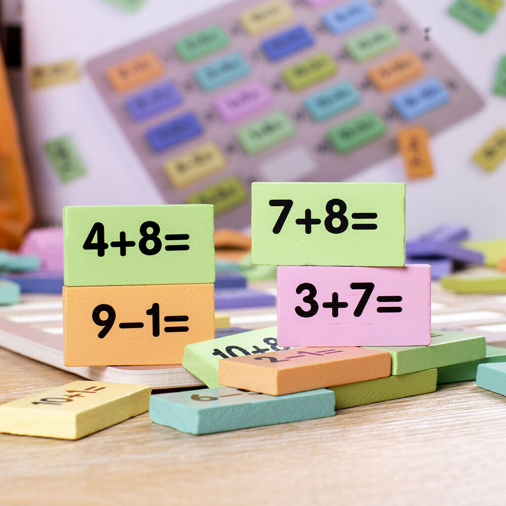 Mathematics Educational Math Toys Children Number Dominos Game Funny Gifts