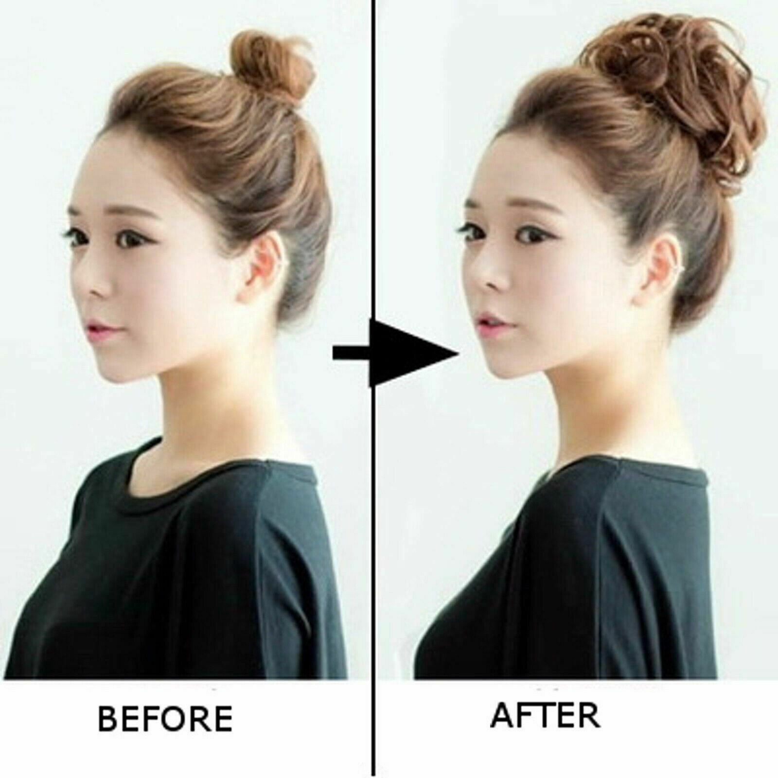 Women Hair Twist Styling Clip Stick Band Comb Donut Bun Maker Accessories Tool