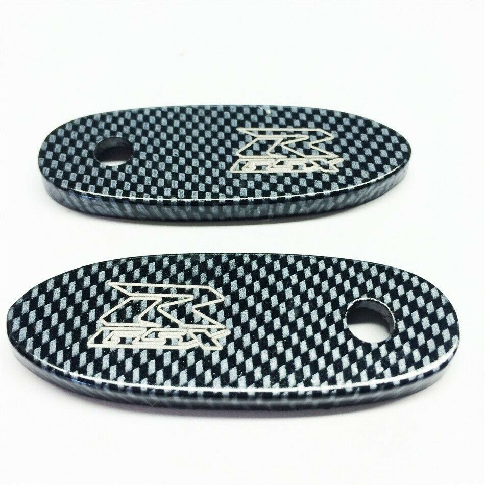 For 93-98 Suzuki GSXR 1100 / GSX-R1100 CARBON Mirror Block Off base Plates