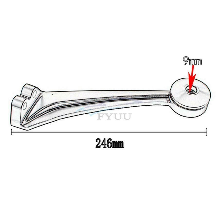 1PCS For BMW R Nine T 2014-20 Black CNC Motorcycle Exhaust Pipe Mounting Bracket