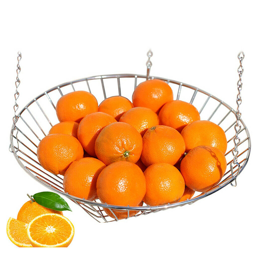 3 Tier Modern Adjustable Detachable Hanging Fruit Basket Stand Storage