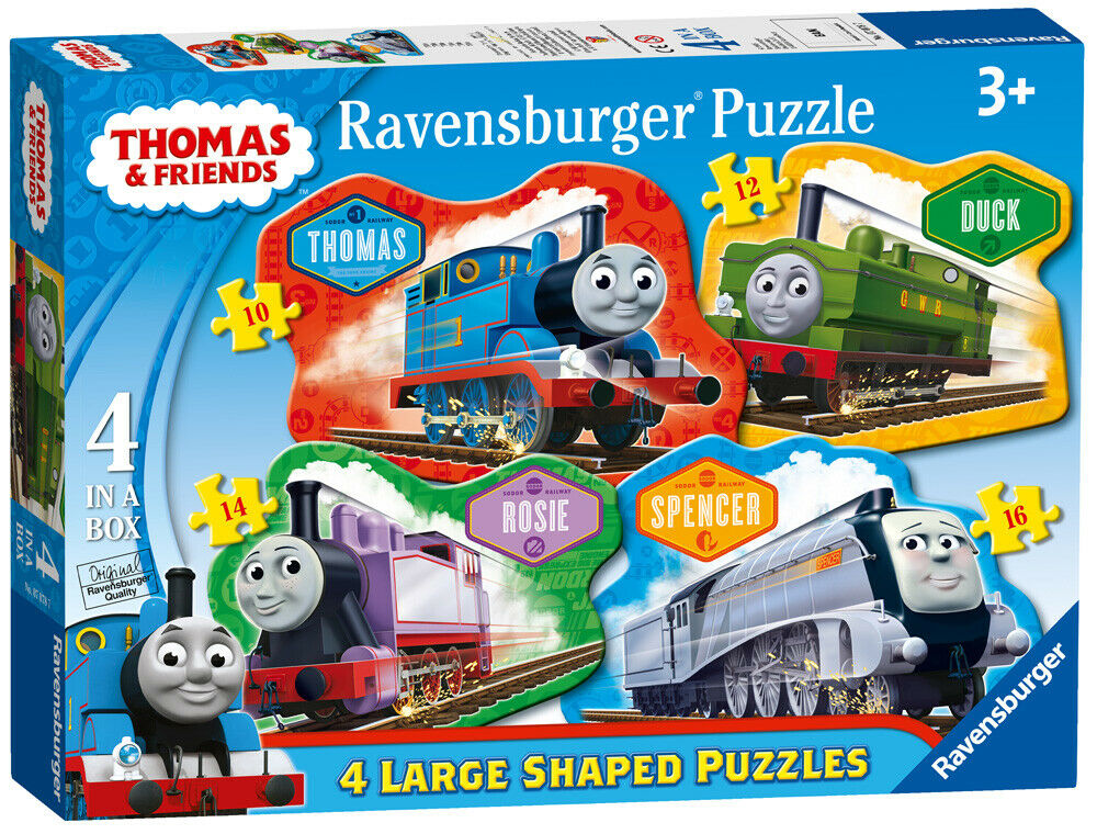 07078 Ravensburger Thomas&Friends Four Shaped Puzzle [Children's Jigsaw ] New!