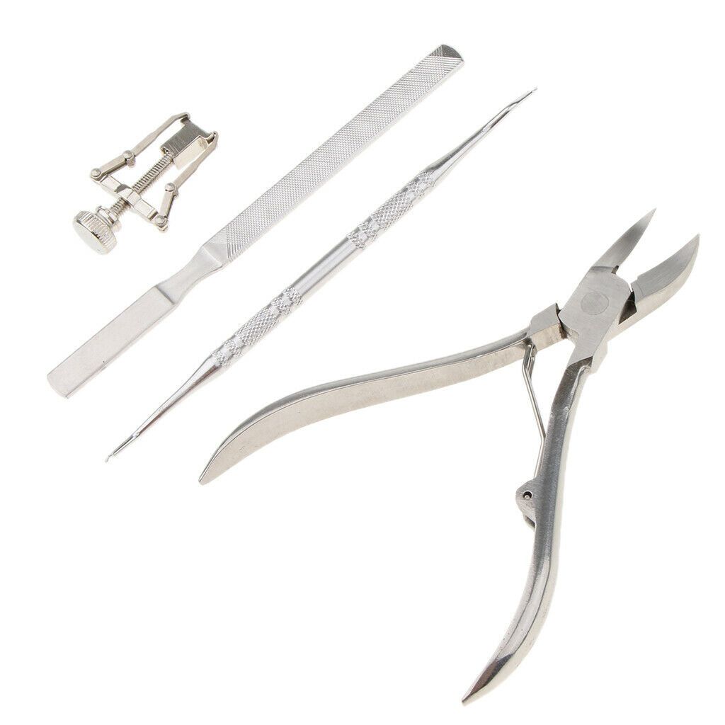Ingrown Toenail Clipper Fixer Corrector Toe Nail File Lifter Pedicure Set