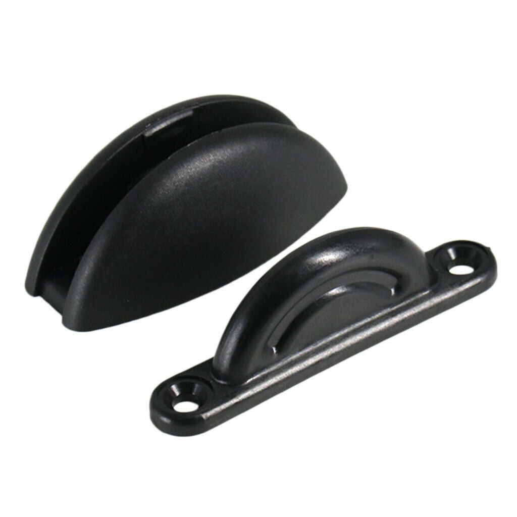 Door Catch Stopper Baggage Door Holder for RV Sail Motorhome Cargo Black