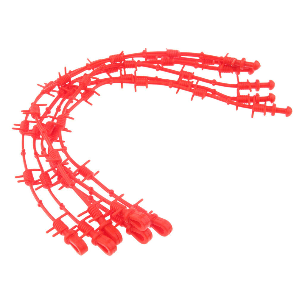 Bow String Waterproof Silencers Reduce String Noise Vibration Shock Absorber Red