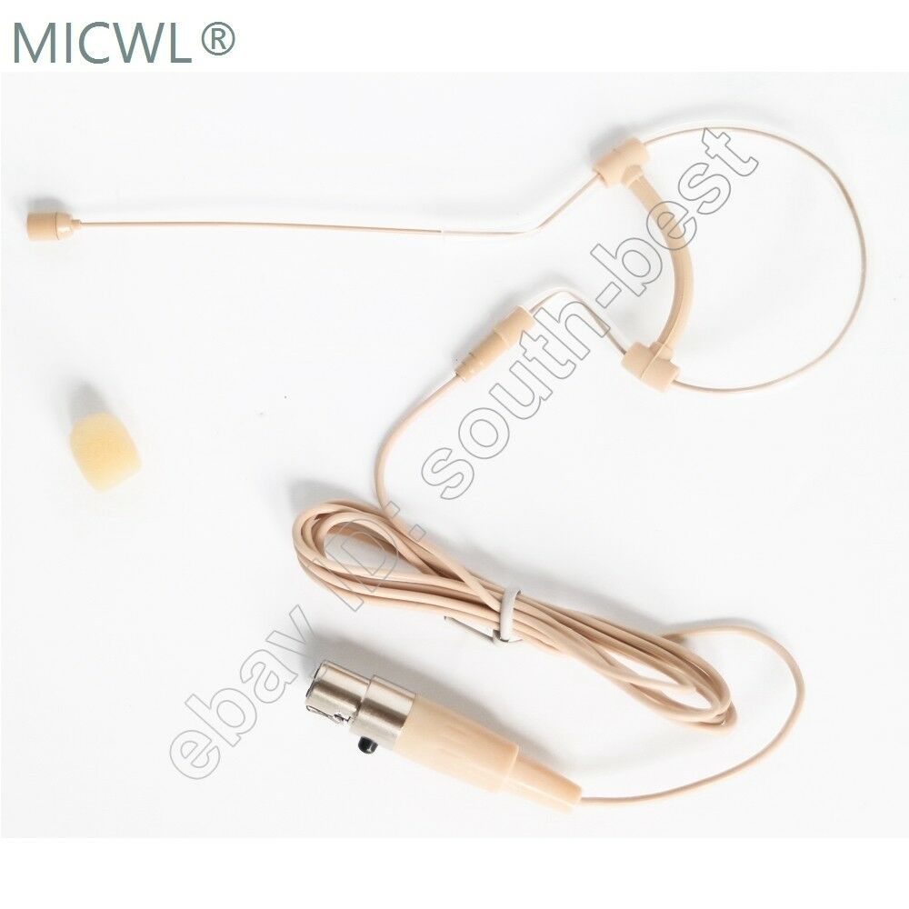 Single Ear Head Headset Headworn Microphone For AKG Gemini Samson Transmitters