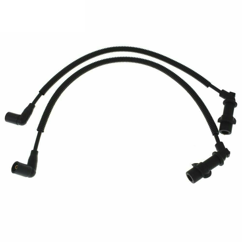 2x Ignition Coil Spark Plug Cap & Wire For Polaris RZR HD XP Sportsman 800/700