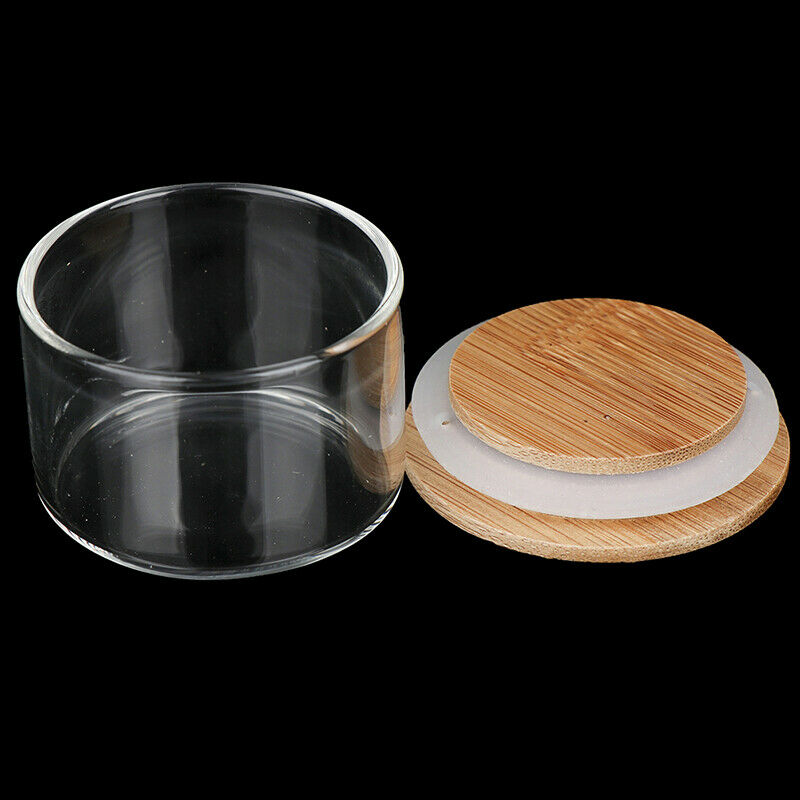 Wood Glass Dappen Dish Bowl Cup Liquid Container Holder Bottle DIY Nail Art T Ad