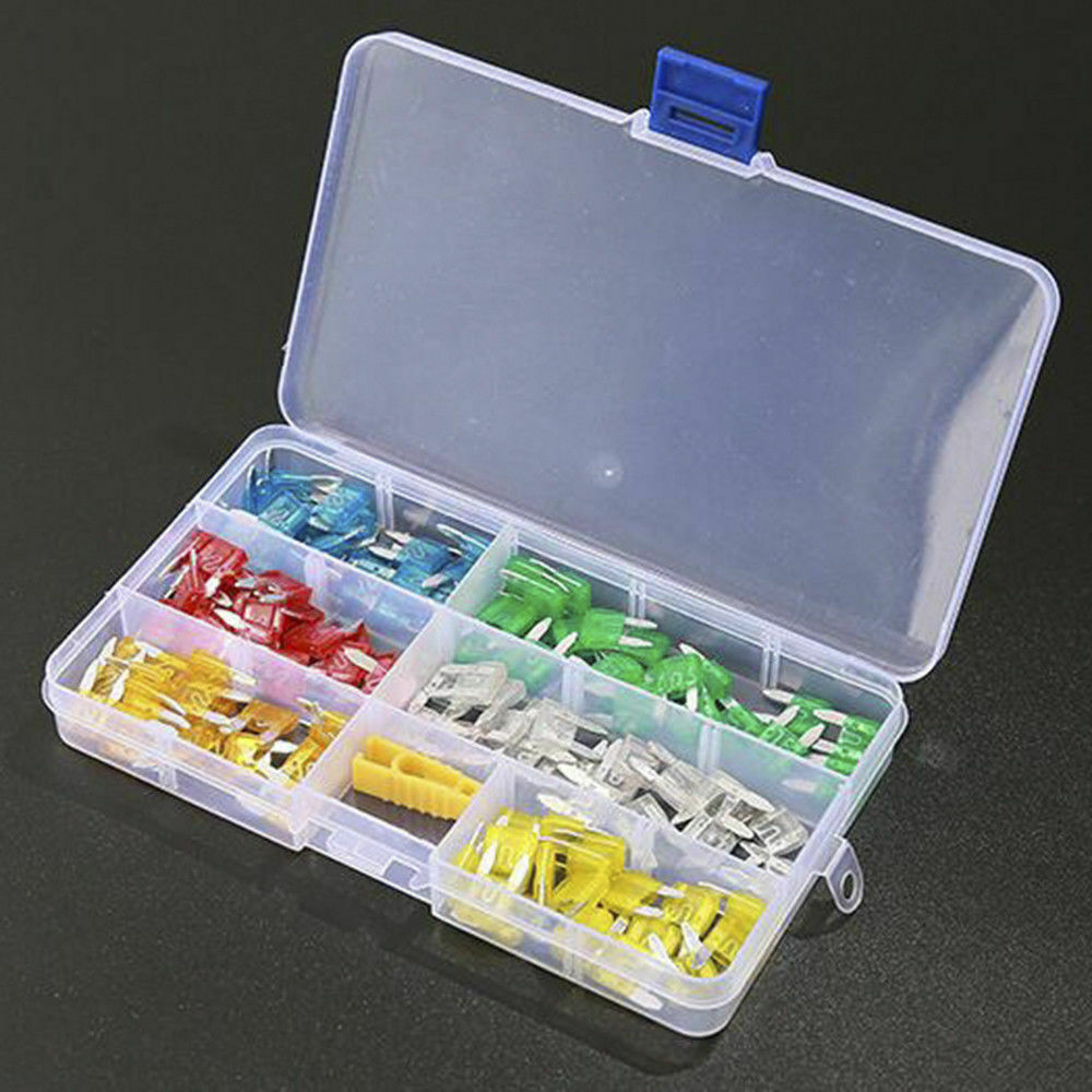 120 pcs Low Profile Mini Size Blade Fuse Assortment Set Auto Car Truck Fuses