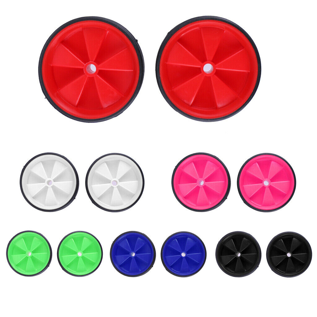 Universal Kids Bike Training Wheels Kit Fits 12"-20" Bicycles White