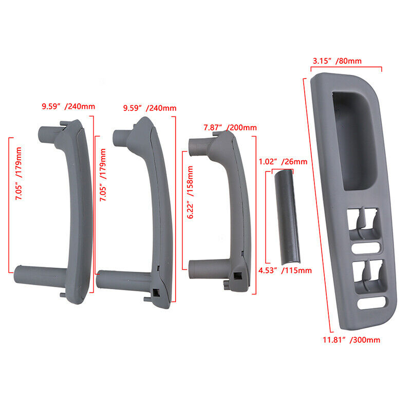 Interior Door Pull Handle Window Control Panel For VW Passat B5 1996-2005