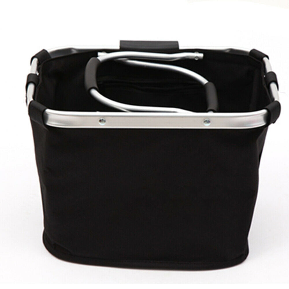Multi-Purpose Waterproof Bicycle Handle Basket Outdoor Shopping Container