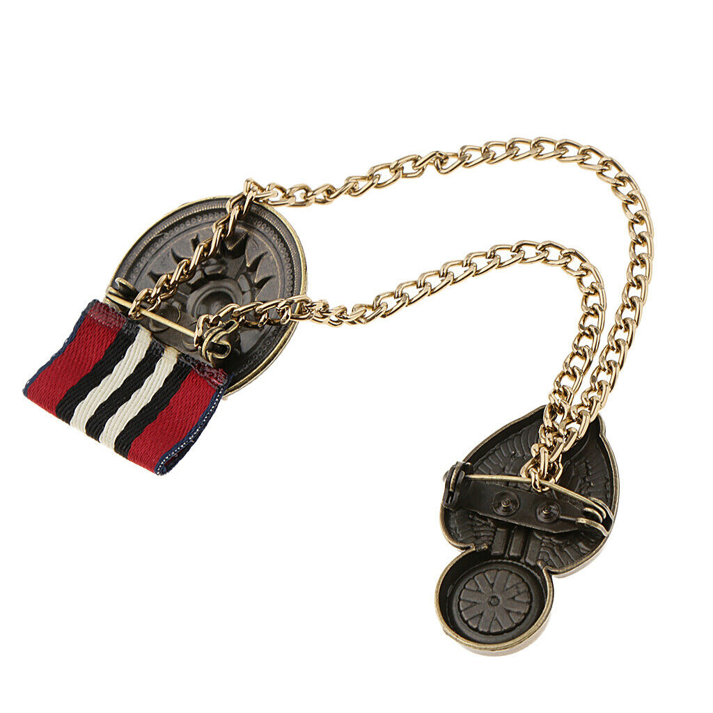 Retro Women Men's Military Uniform Medal Badge Brooch Pin Jewelry Gift