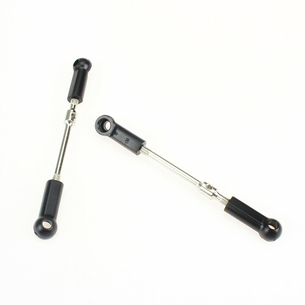 2pcs 1:10 RC Steering Link for WLtoys 104001 Crawler Car Buggy DIY Accessory