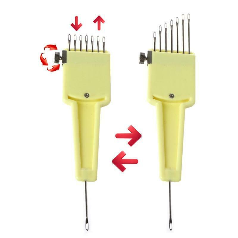 1x7 Needles Adjustable Transfer Tool For Knitting Sewing Machine New