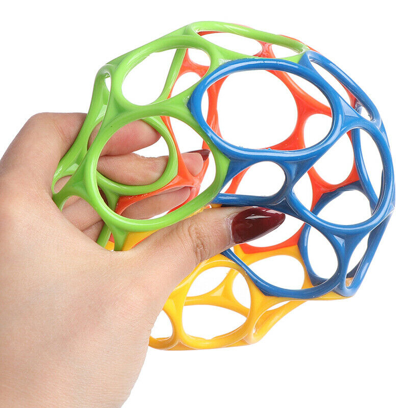 Baby Kids Toys Safety Grasping Holes Balls for Newborn Grasp Exercise T.l8
