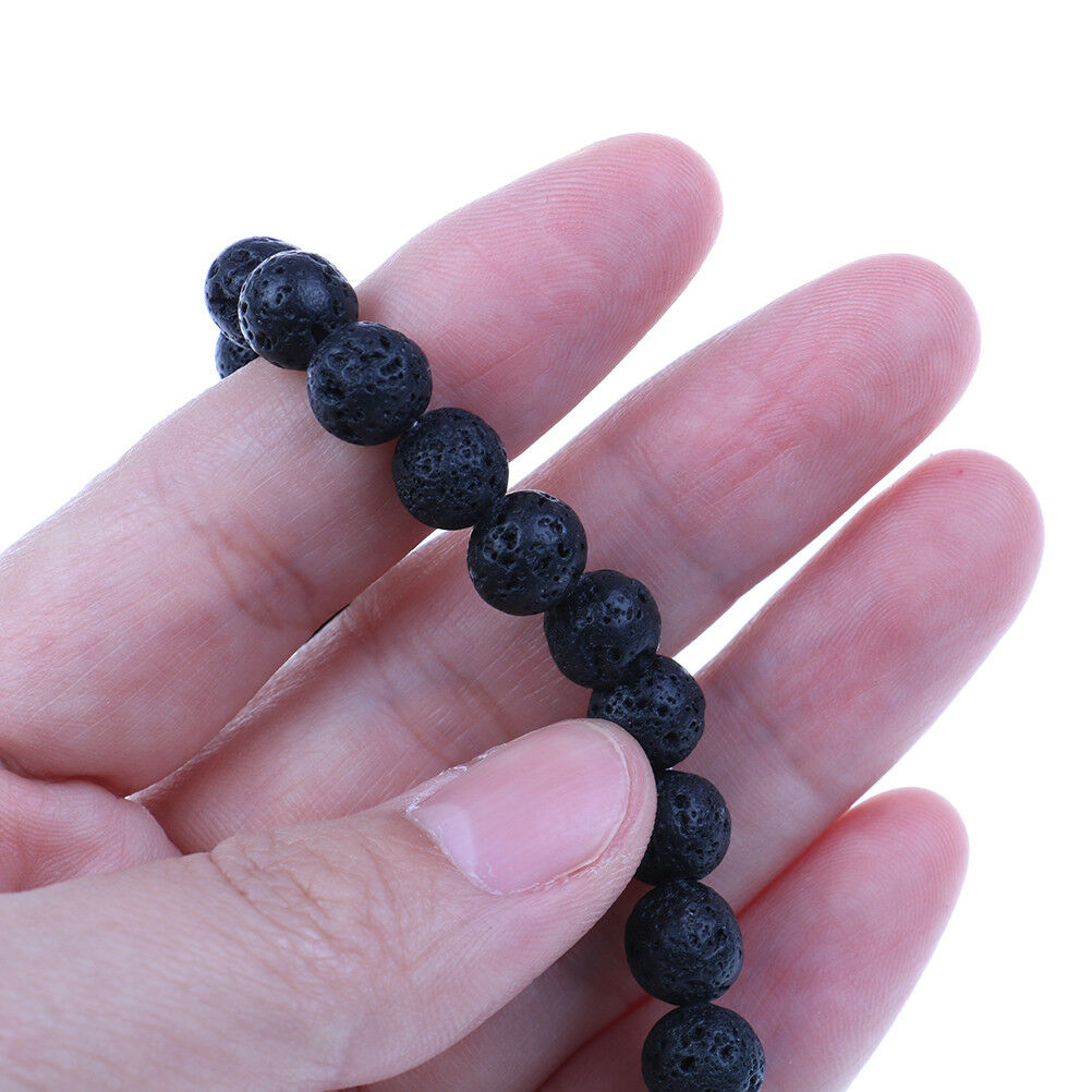 1Pc Essential Oils Diffuser Bead Bracelet Lava Rock Eye For Women M TH