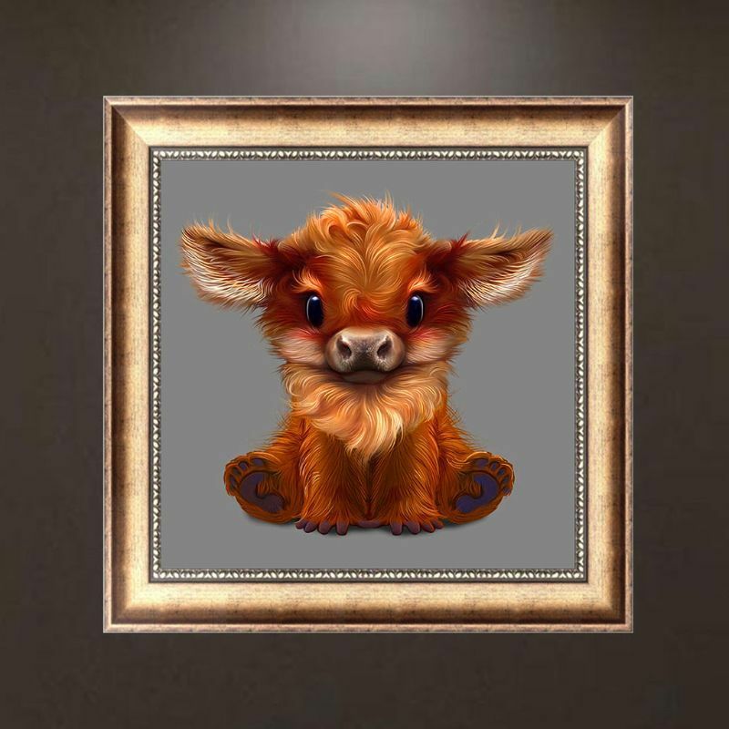 Pig 5D DIY Diamond Painting Embroidery Cross Stitch Kit Home Decor Handcrafts