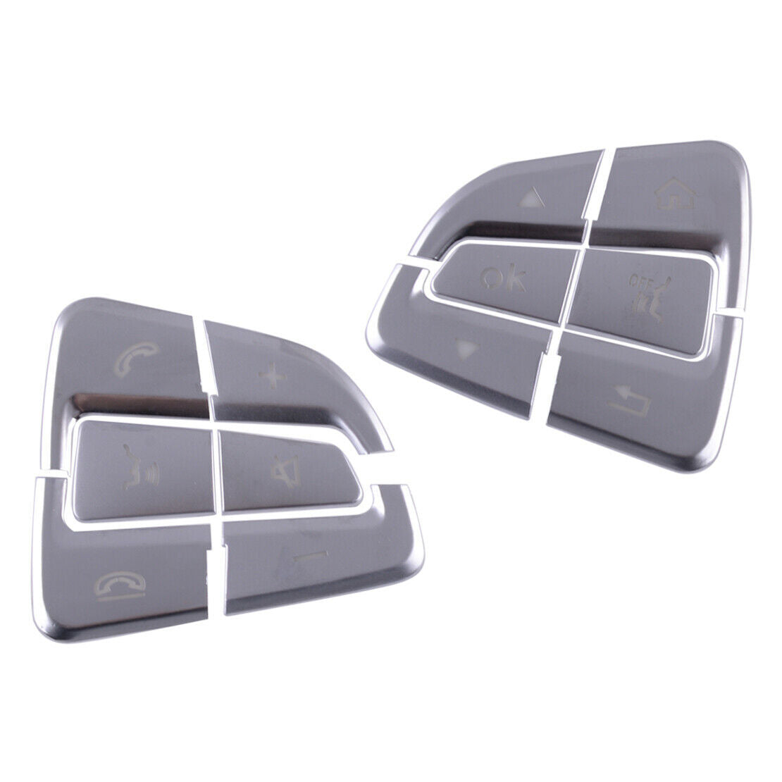 Steering Wheel Decoration Cover Trim fit for Benz GLC C W205 2015 to 2018