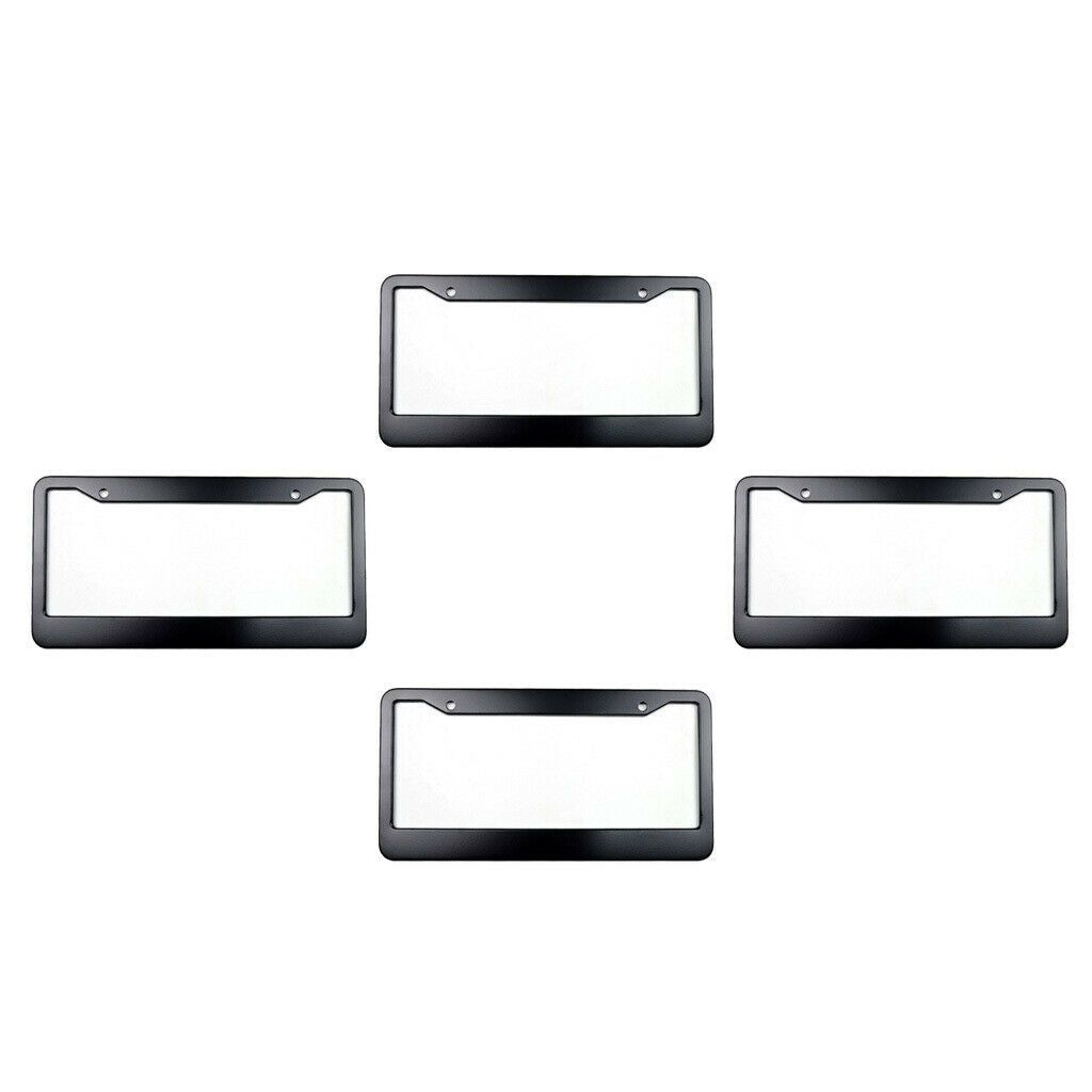 Replacement Metal Aluminium License Plate Frame Holder Blank Waterproof NEW