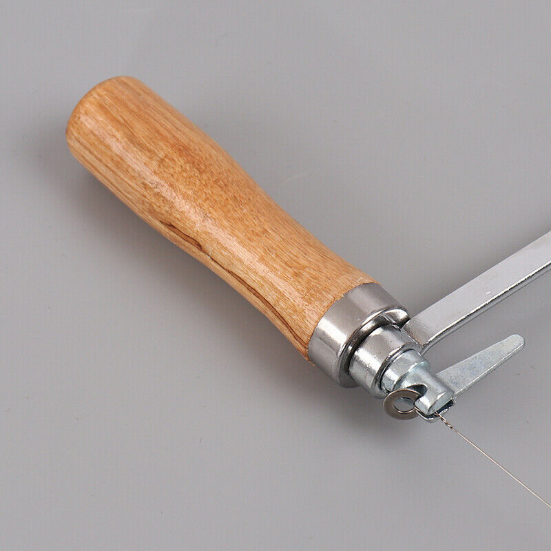 Wooden Stainless Steel String Cutter Saw With 2 Strings For Diy Soap Candle BDA