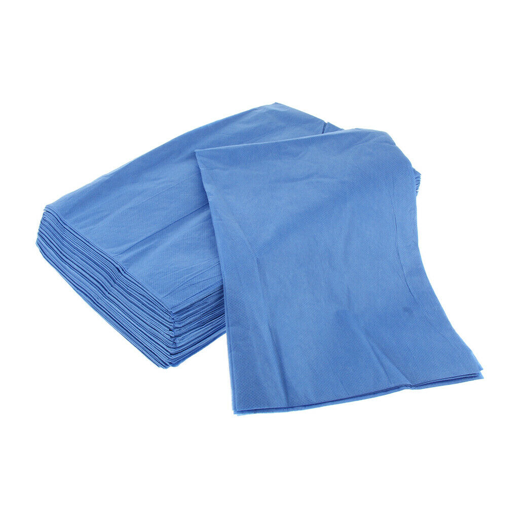 Lots 100 Disposable Non-Woven Bed Cover Massage Table Paper Sheet Breathable
