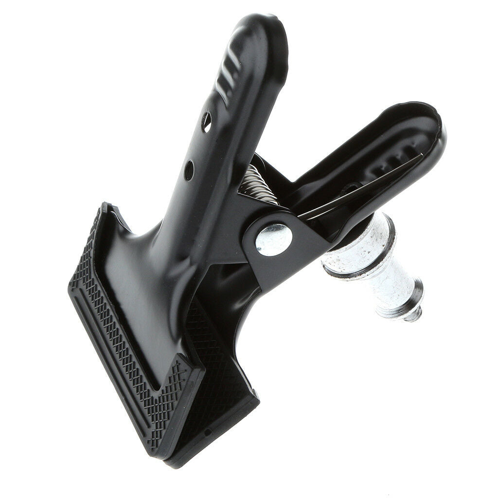 Heavy Duty Clamp Clip 1/4" Screw for Photo Studio Camera Flash Light Stand