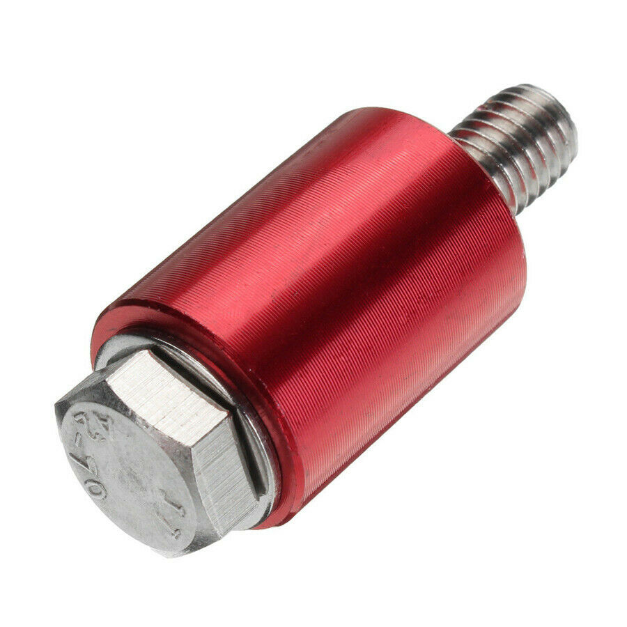 Red Aluminum 4x Car Hood Heighten Spacers Kit Provide Better Cooling & Airflow