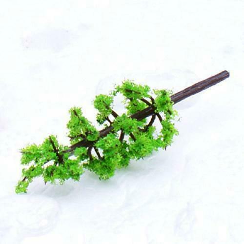 110x Green Mini Fir Trees Trains Micro Landscape SCENERY Layout HO N Z Gauge