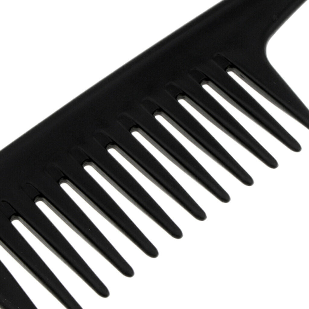 Shampoo Shower Wide Teeth Comb, Black
