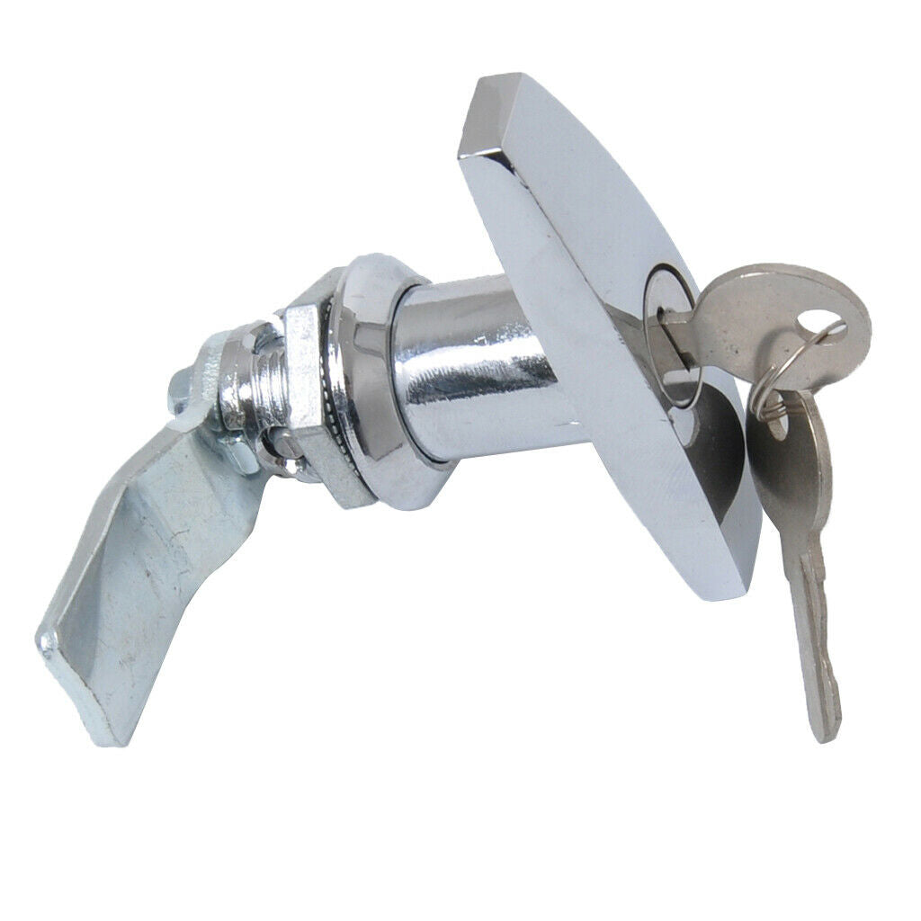 Secure Garage Door Opener T Handle Lock with 2 Keys for Caravans RV