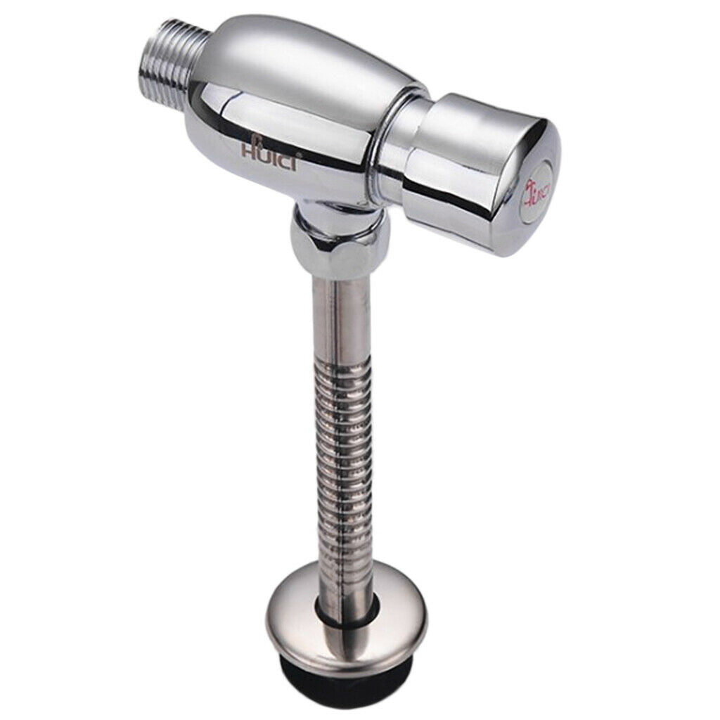 Toilet Push Flush Flusher Button-Type Manual Delay Valve