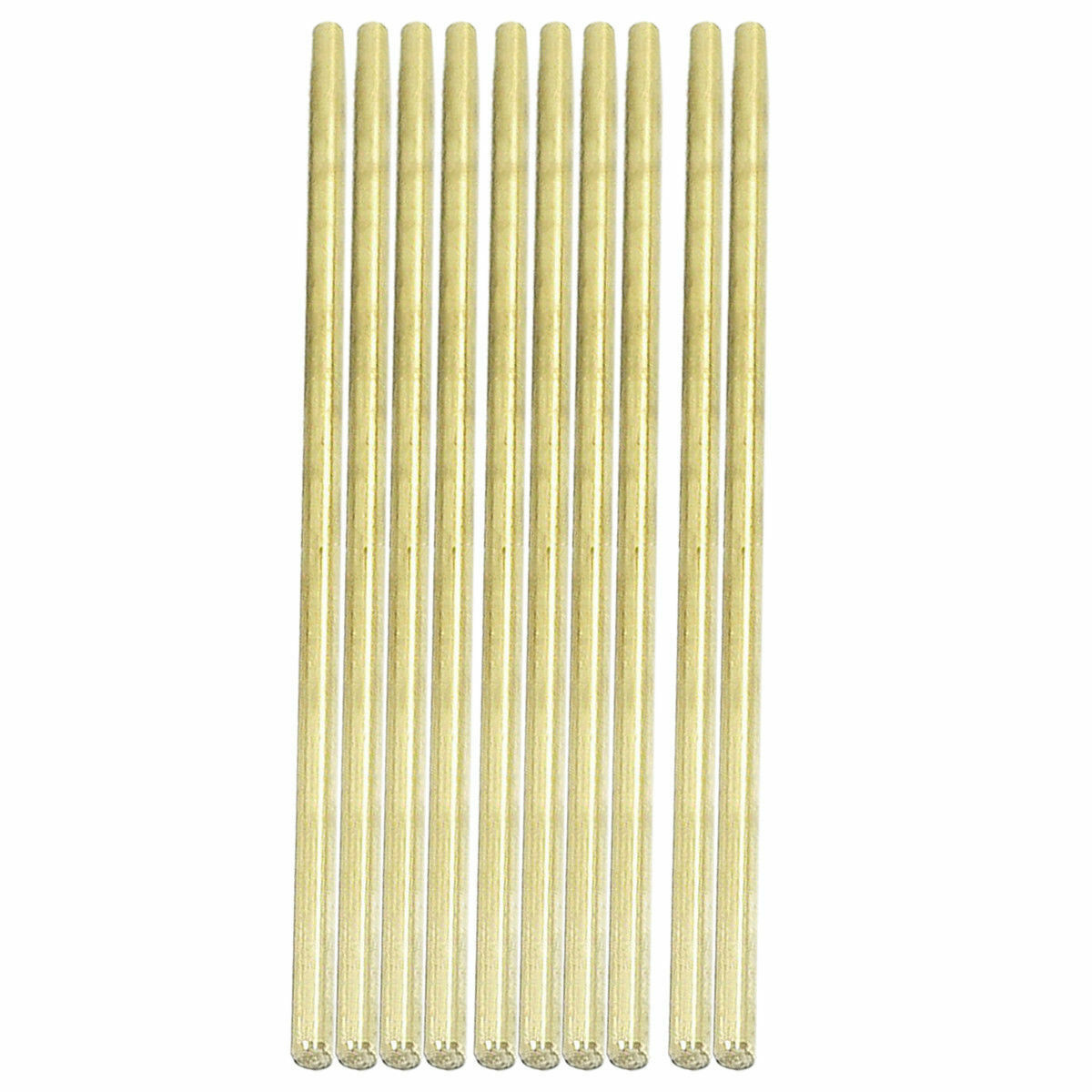 10Pcs Brass Round Rod D3mm x 100mm long Solid Lathe Bar cut