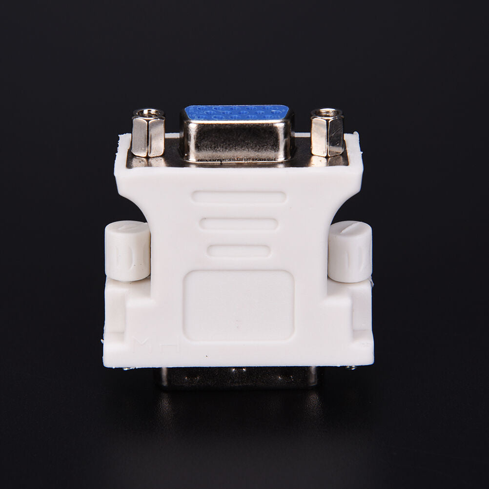 portable top dual link connector DVI-I male analog 24+5 To VGA female adapter.DD